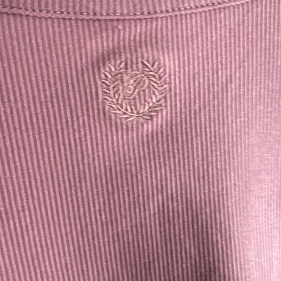 Pink Victoria's Secret Ribbed Long Sleeve Cropped Top - Picture 5 of 8